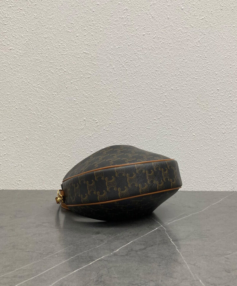 Celine Teen Celine Lulu Bag With Logo Print 120722 Coffee